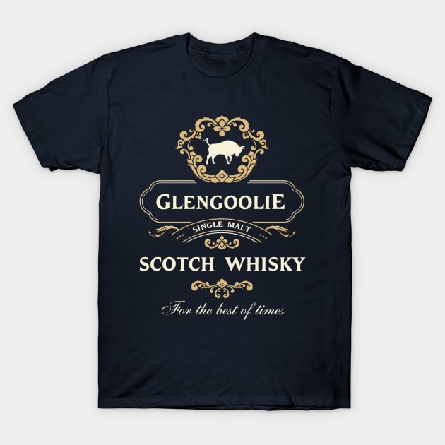 Glengoolie Whisky from Archer T-Shirt by MonkeyKing